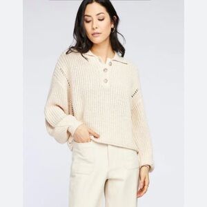 Gentle Fawn Cream Knit Sweater